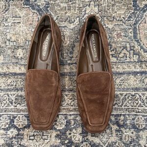 Vince Camuto Women’s Brown Suede Loafers - size 7.5